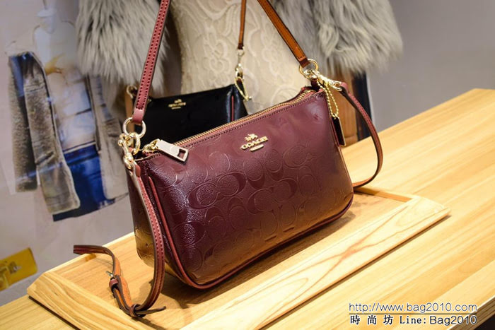 COACH蔻馳 海外代購 正品開版 頭層皮皮 coach56518 新款小單肩包  Chz1147